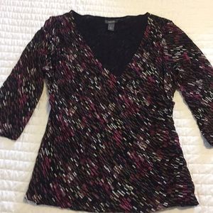 Kenneth Cole multicolored stretchy top